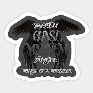 Chase Mayhem - Wings of a Wrestler Sticker